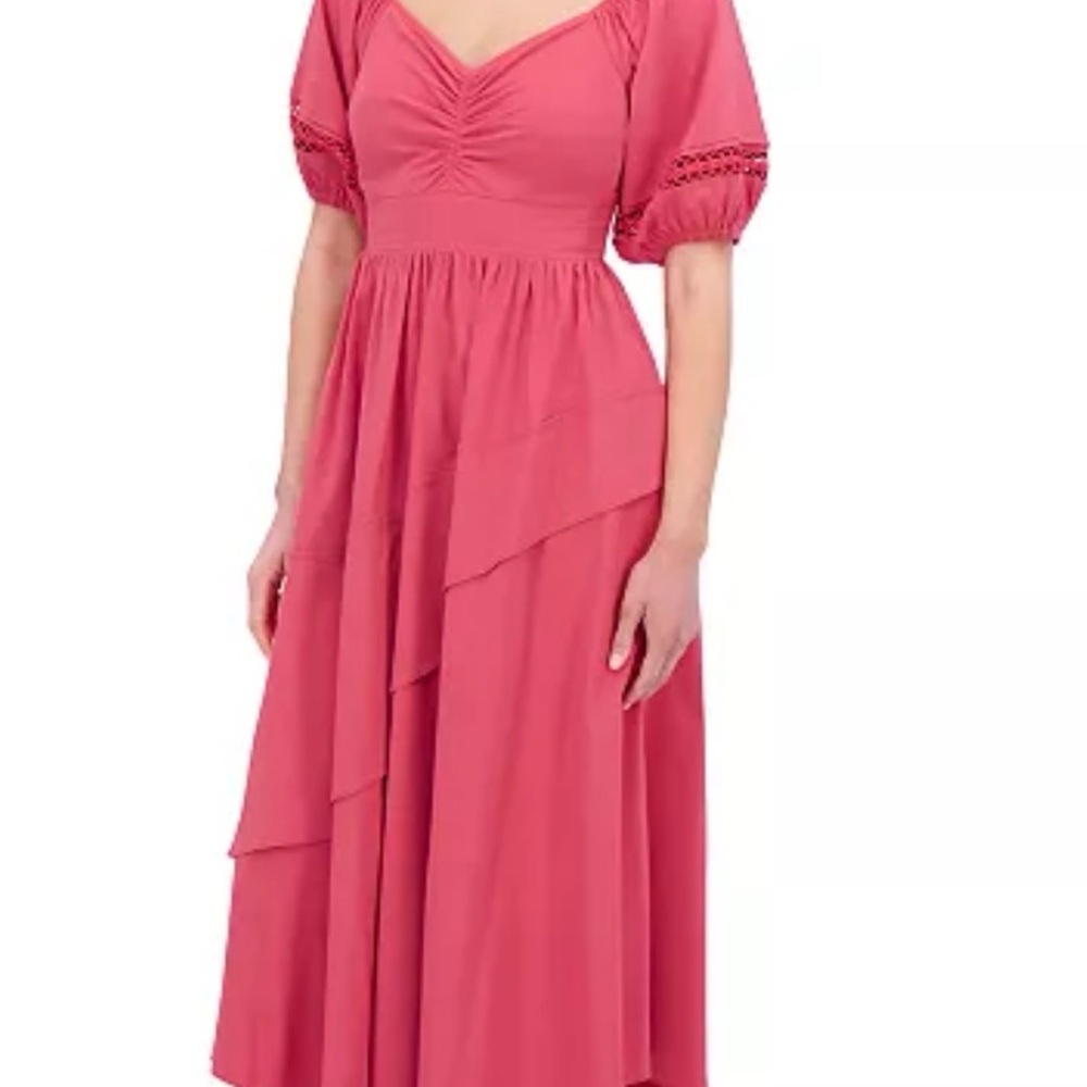 Siena Studio Dark Pink Midi Dress